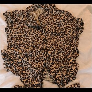 Cheetah pajamas